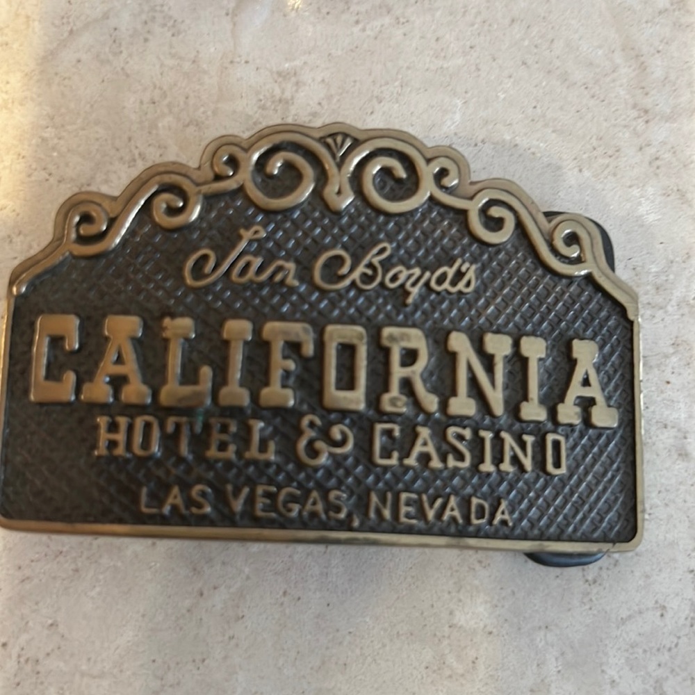 California Hotel & Casino Ltd Edition Belt Buckle 1985